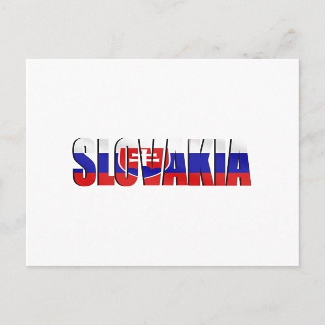Slovakia Logo Emblem for Slovaks worldwide Postcard (Front)