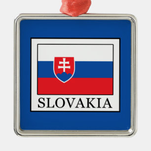 Slovakia Metal Ornament