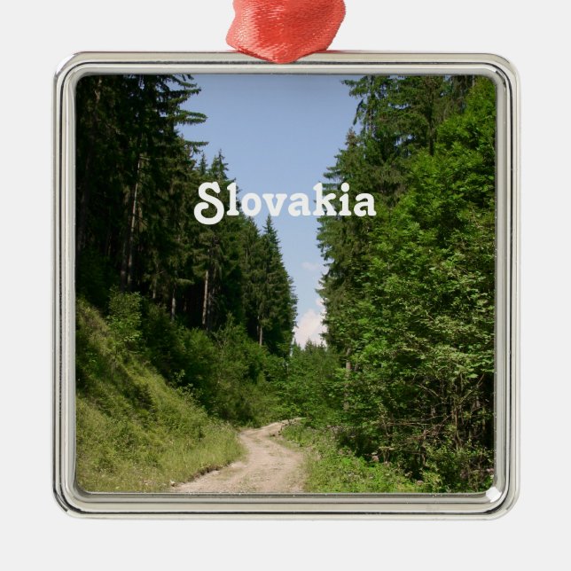 Slovakia Metal Ornament (Front)