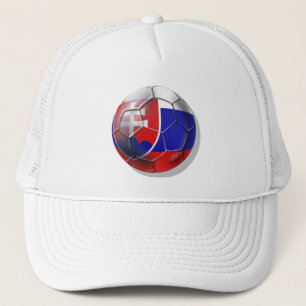 Slovakia soccer ball flag of Slovenska gifts Trucker Hat