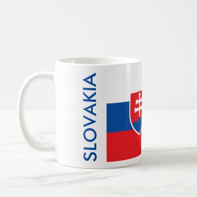 SLOVAKIA SOCCER COFFEE MUG (Left)