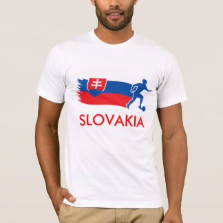 Slovakia Soccer Flag T-Shirt