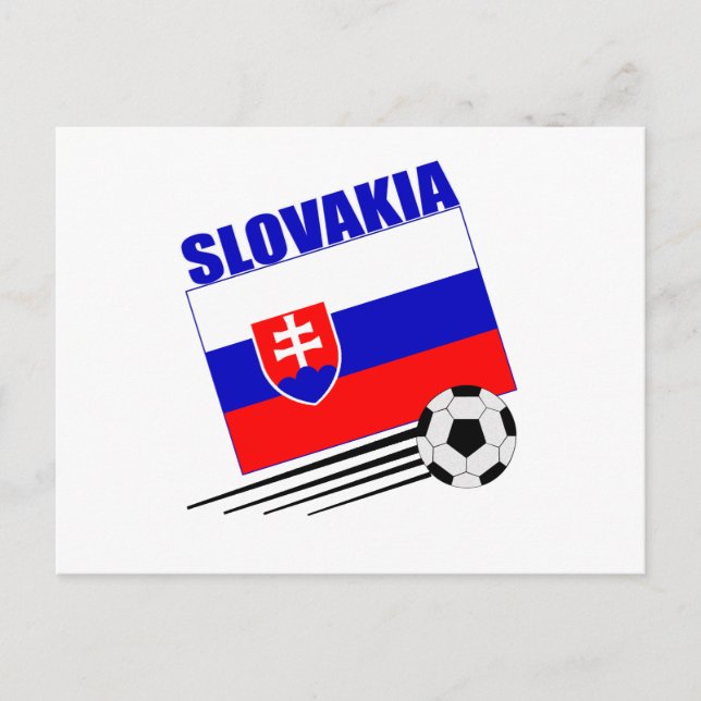 Slovakia Soccer Team Postcard (Front)