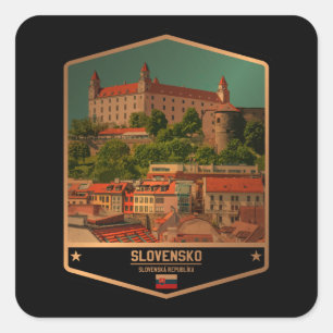 Slovakia Square Sticker