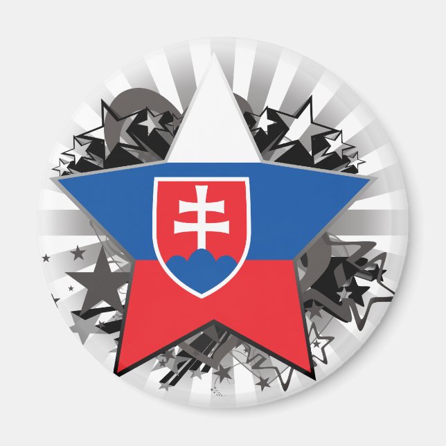 Slovakia Star Magnet (Front)