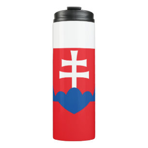 Slovakia Travel Mug, patriotic Slovakia Flag Thermal Tumbler
