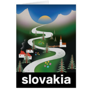 Slovakia travel poster