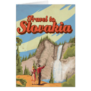 Slovakia Vintage Travel Poster