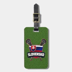 Slovakian Lacrosse Luggage Tag Template