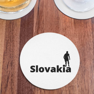 Slovakian soccer player using dot as a ball coaster