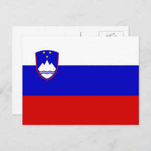 Slovene Flag, Flag of Slovenia Postcard