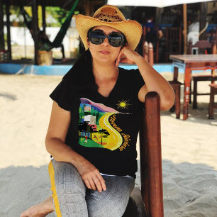 Slovene Riviera Coast Yellow Sun Travel T-Shirt