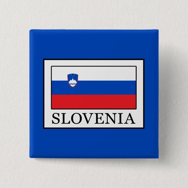 Slovenia 15 Cm Square Badge (Front)