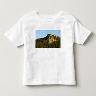 Slovenia, Bled, Lake Bled, Bled Castle on Toddler T-Shirt