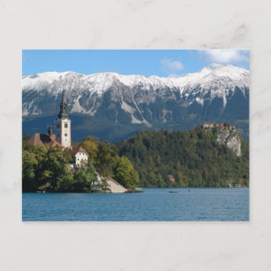 Slovenia, Bled, Lake Bled, Bled Island, Bled 2 Postcard