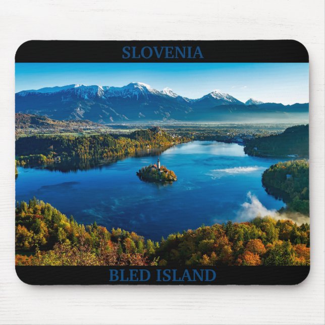 Slovenia - Bled Lake Mouse Pad (Front)
