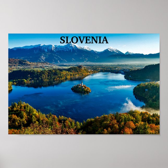 Slovenia - Bled Lake Poster (Front)