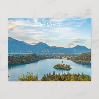 Slovenia bled Postcard