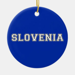 Slovenia Ceramic Ornament