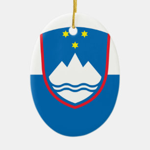 Slovenia Ceramic Tree Decoration