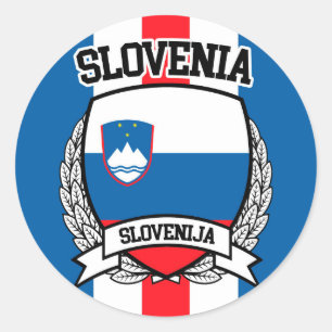 Slovenia Classic Round Sticker
