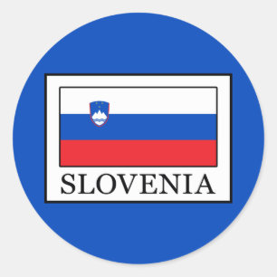 Slovenia Classic Round Sticker