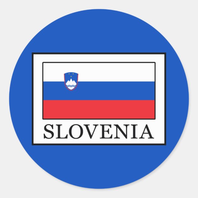 Slovenia Classic Round Sticker (Front)
