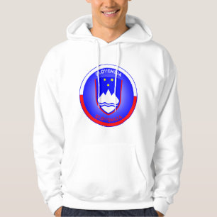 Slovenia Coat of Arms Circle Shape  Hoodie