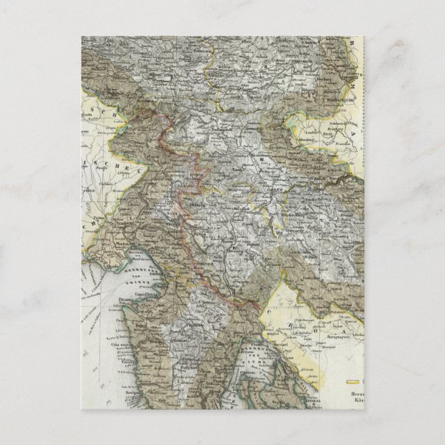 Slovenia, Croatia Postcard (Front)