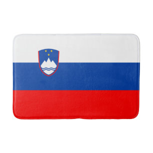 Slovenia Flag Bath Mat
