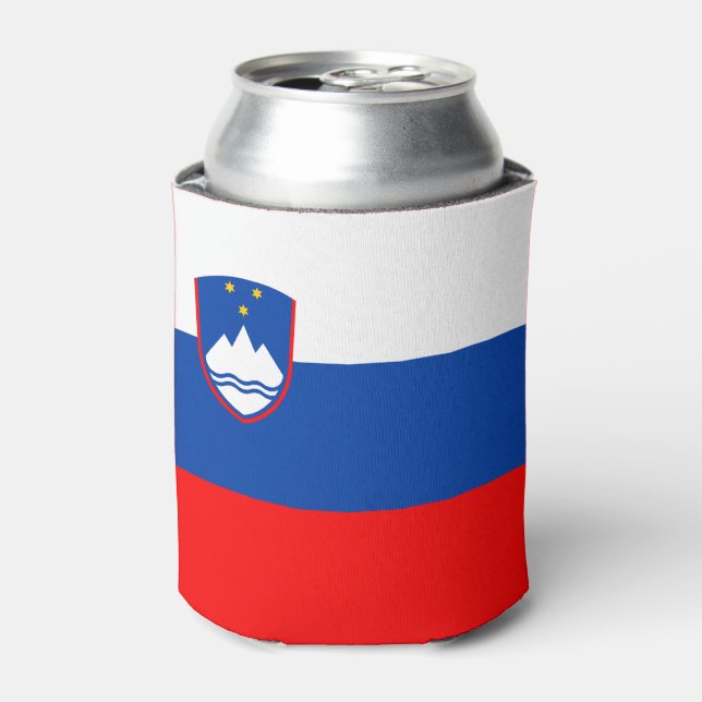 Slovenia Flag Can Cooler (Can Front)