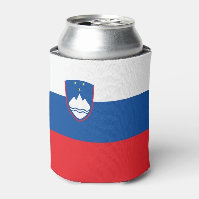 Slovenia flag can cooler (Can Front)