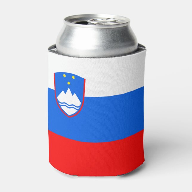 Slovenia Flag Can Cooler (Can Front)
