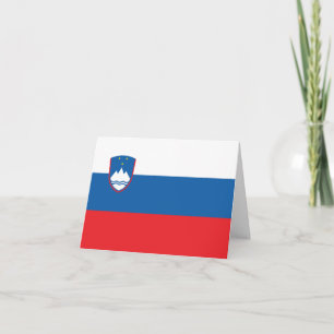 Slovenia Flag Card