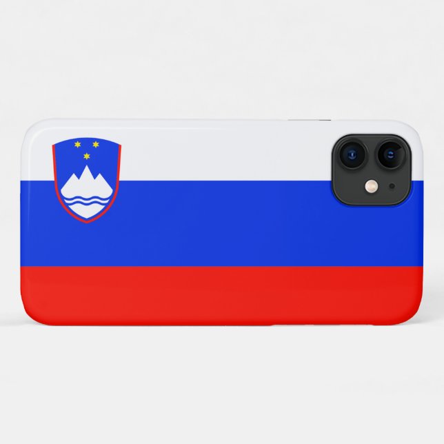 Slovenia Flag Case-Mate iPhone Case (Back (Horizontal))