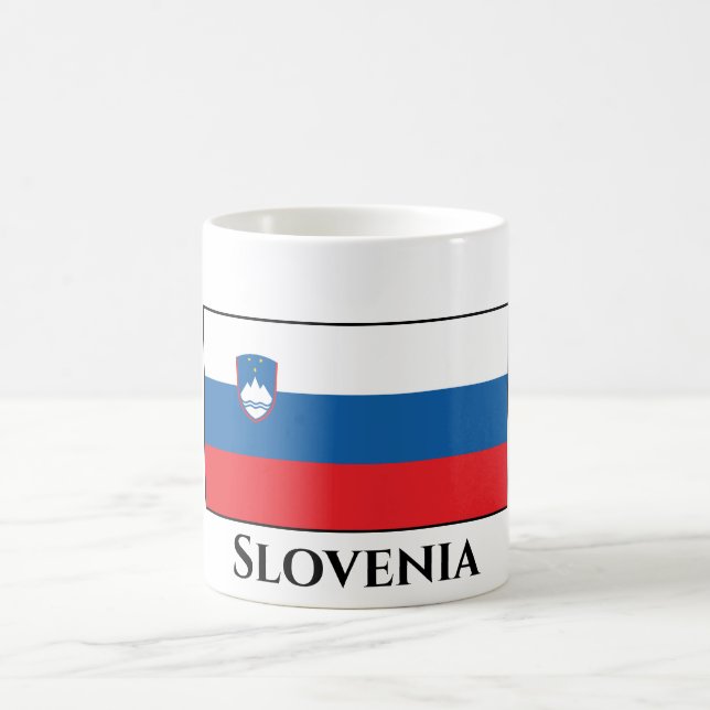Slovenia Flag Coffee Mug (Center)