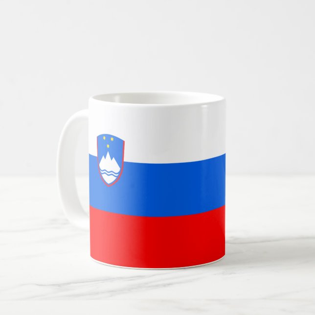 Slovenia Flag Coffee Mug (Front Left)