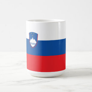 Slovenia flag coffee mug