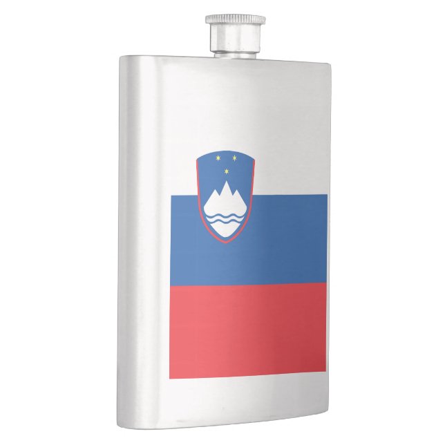Slovenia flag hip flask (Right)