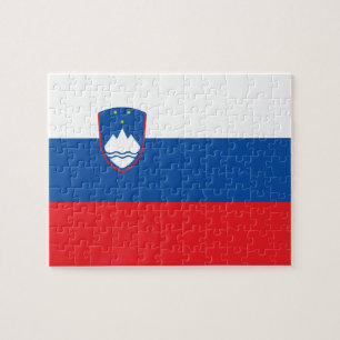 Slovenia flag jigsaw puzzle
