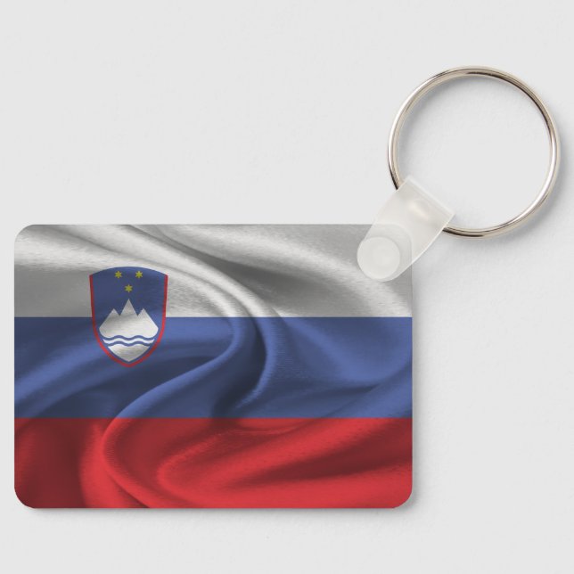 Slovenia Flag Keychain (Front)