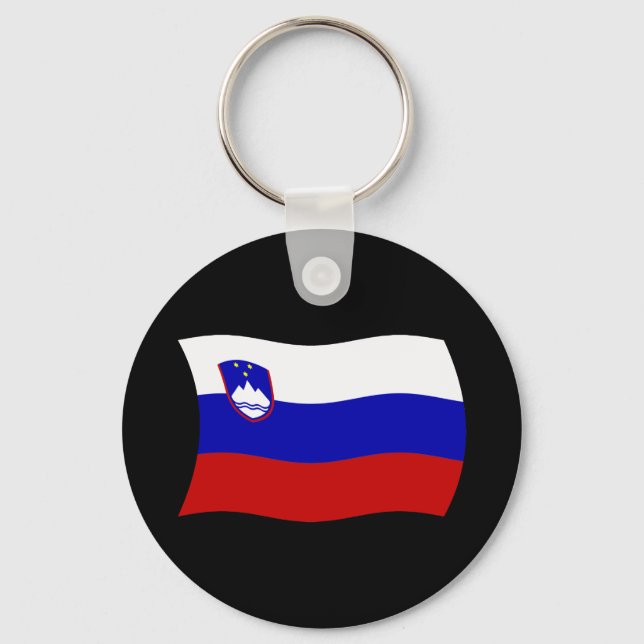 Slovenia Flag Keychain (Front)