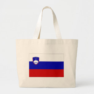 Slovenia Flag Large Tote Bag