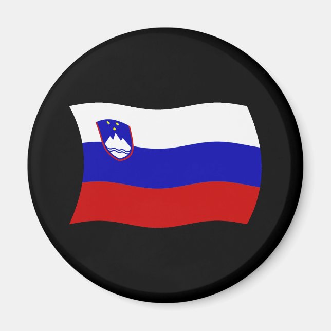 Slovenia Flag Magnet (Front)