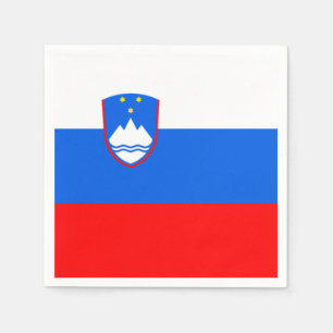 Slovenia Flag Napkin