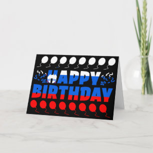 Slovenia Flag Patriotic Birthday Card
