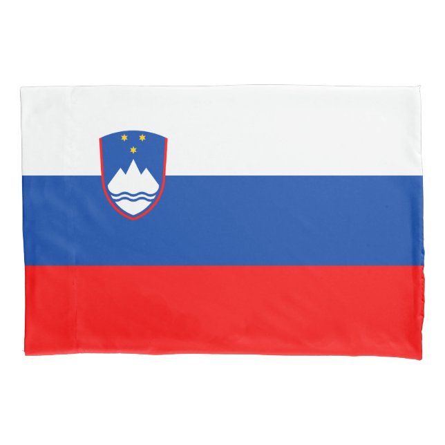 Slovenia Flag Pillowcase (Front)