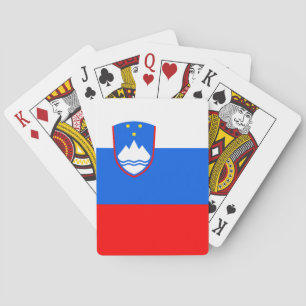 Slovenia Flag Playing Cards