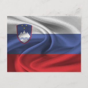 Slovenia Flag Postcard