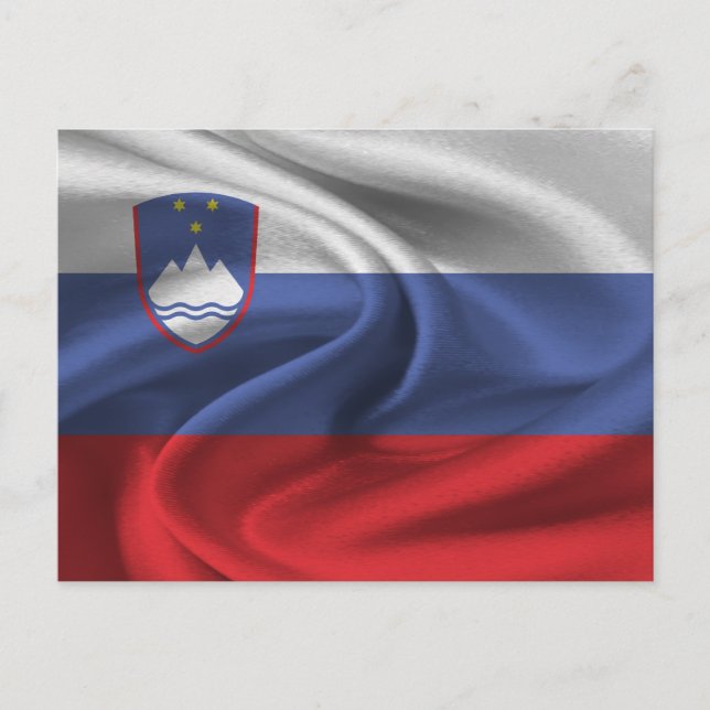 Slovenia Flag Postcard (Front)